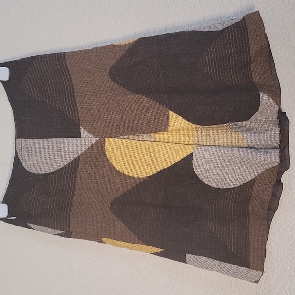 PRADA Knee Lenght color block pattern skirt size 38 - Picture 6 of 6